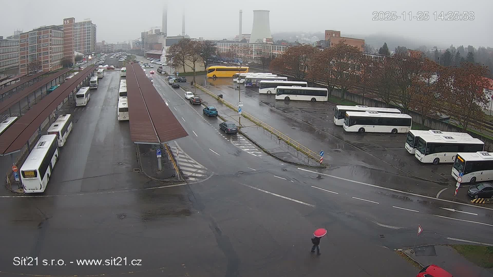 Zlín Main Train & Bus Station Live Cam -  Zlin 1, Zlin, Czechia