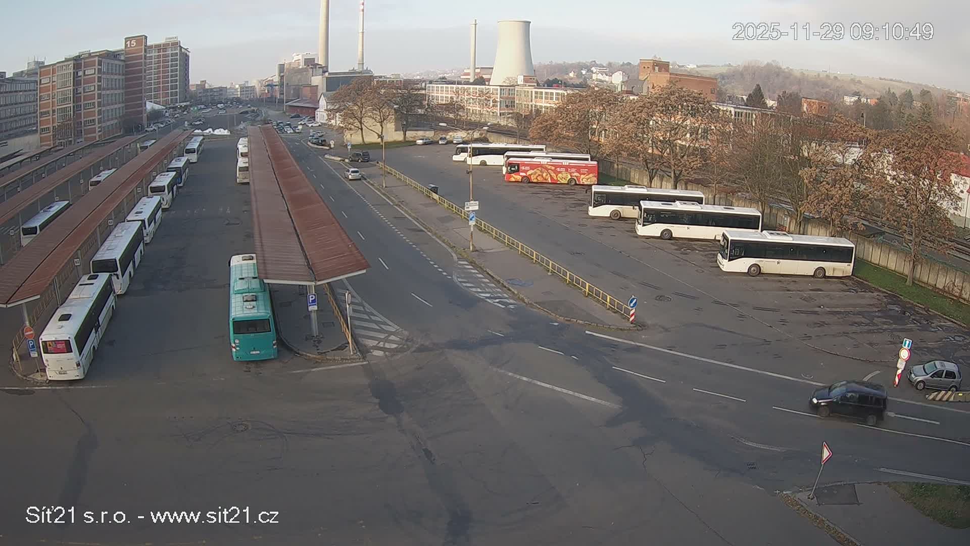 Zlín Main Train & Bus Station Live Cam -  Zlin 1, Zlin, Czechia