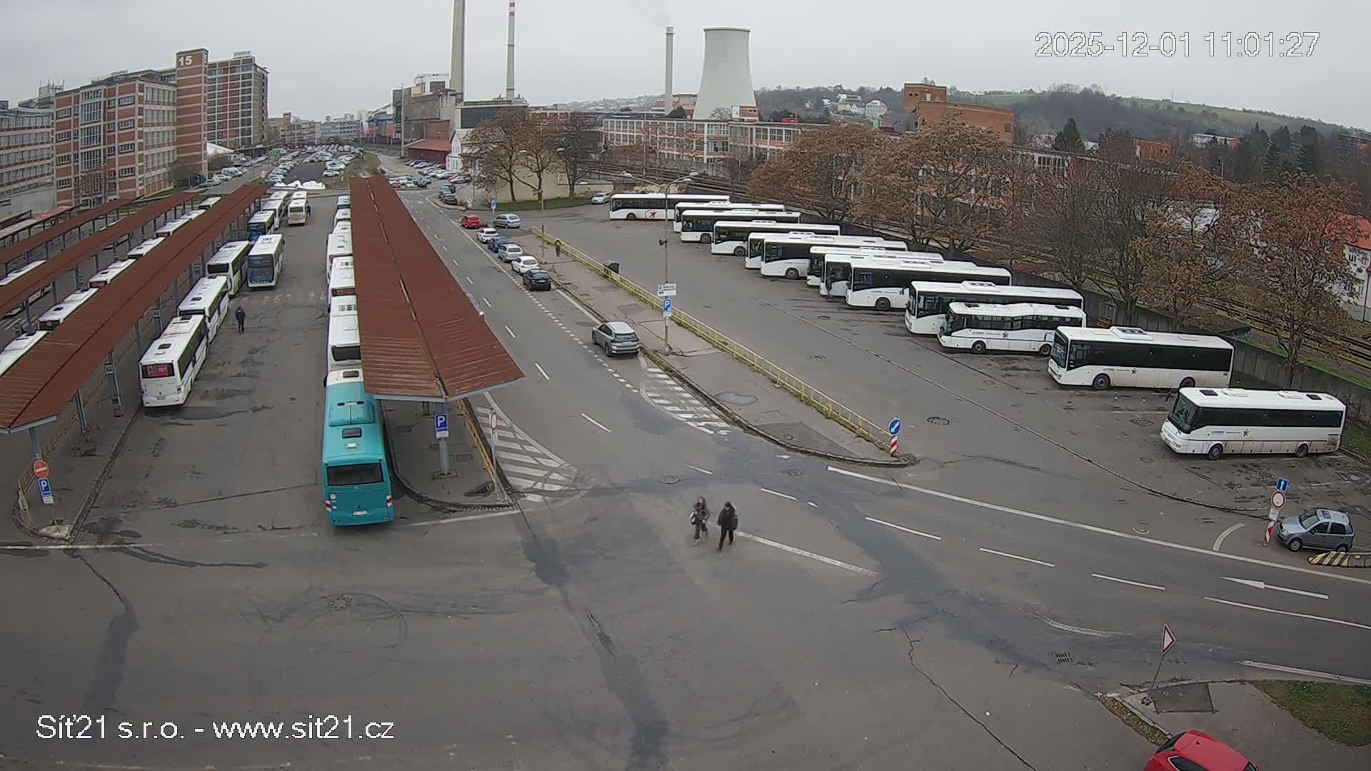 Zlín Main Train & Bus Station Live Cam -  Zlin 1, Zlin, Czechia