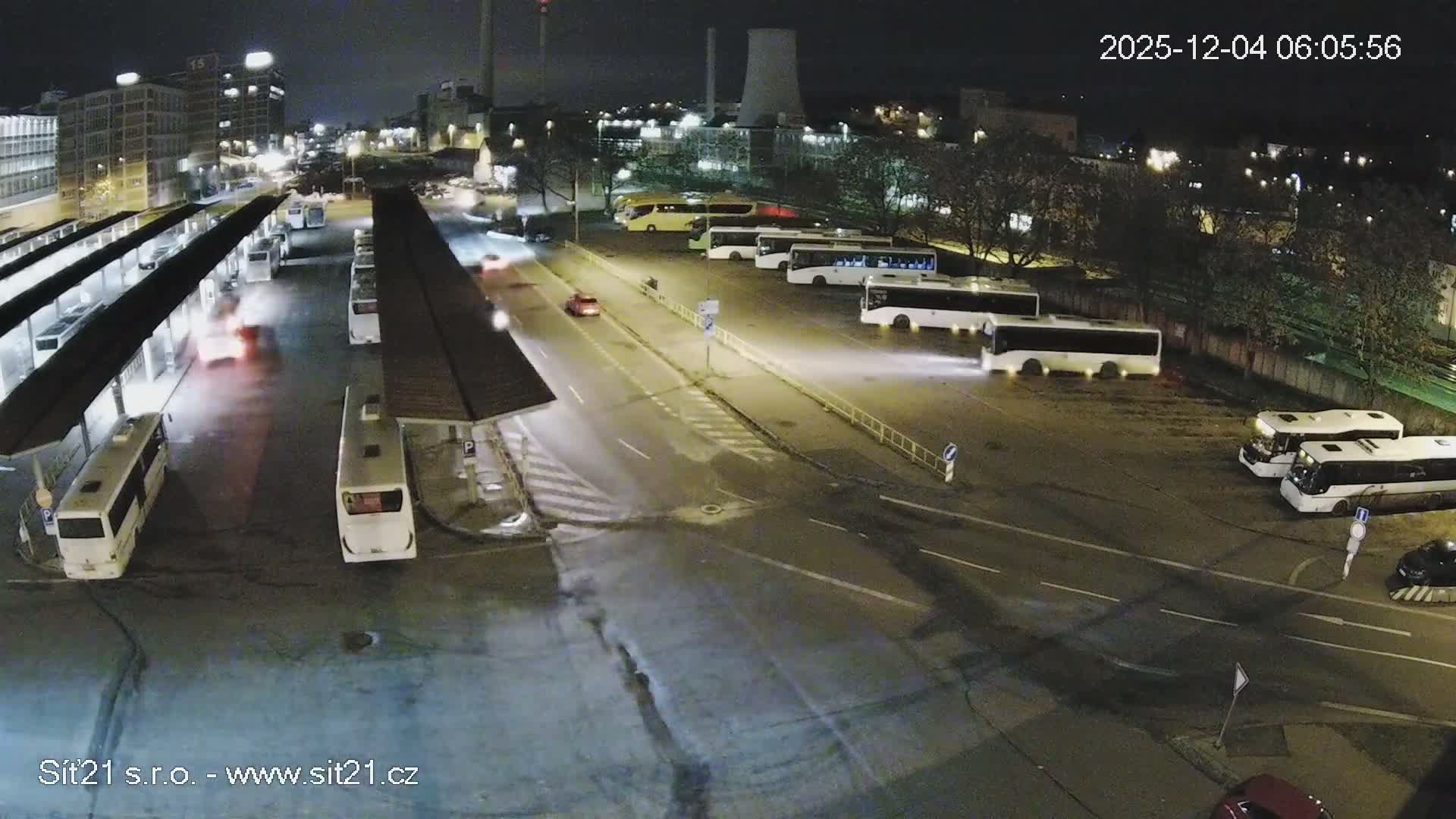 Zlín Main Train & Bus Station Live Cam -  Zlin 1, Zlin, Czechia