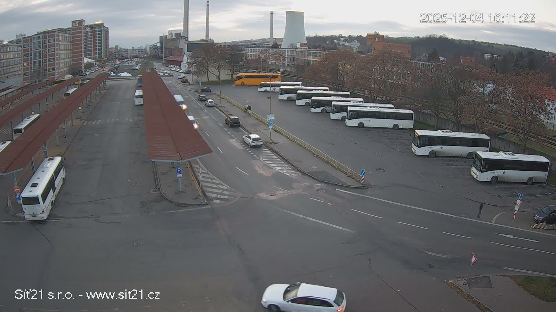 Zlín Main Train & Bus Station Live Cam -  Zlin 1, Zlin, Czechia
