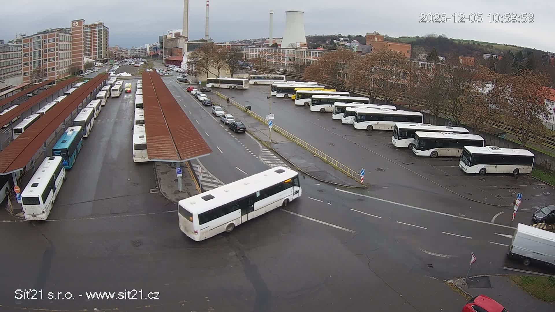 Zlín Main Train & Bus Station Live Cam -  Zlin 1, Zlin, Czechia