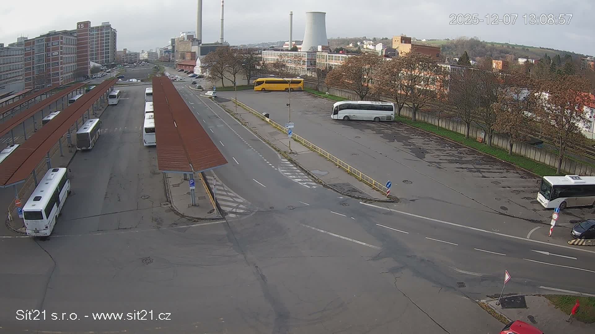 Zlín Main Train & Bus Station Live Cam -  Zlin 1, Zlin, Czechia