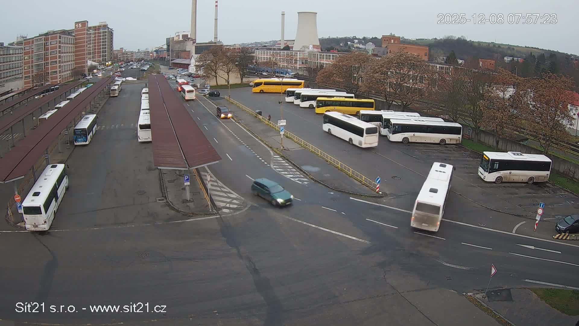Zlín Main Train & Bus Station Live Cam -  Zlin 1, Zlin, Czechia