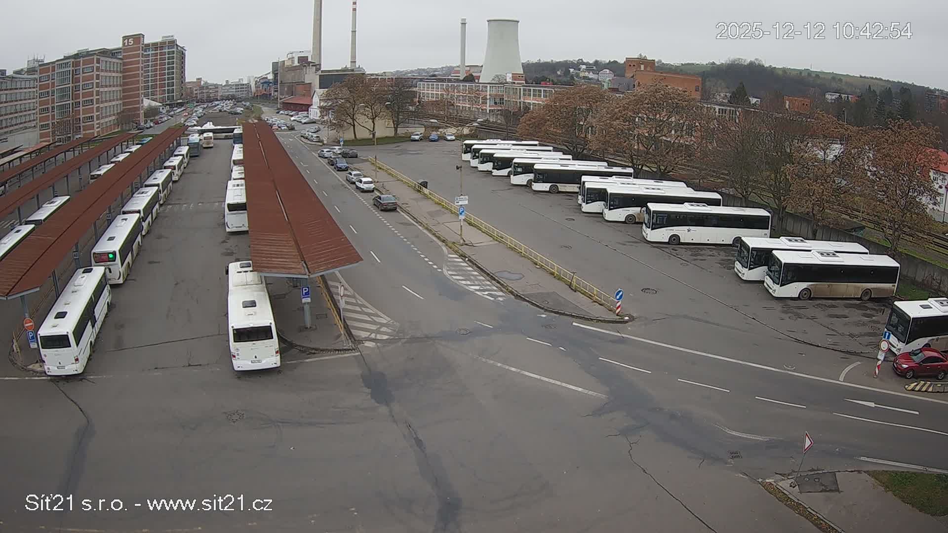 Zlín Main Train & Bus Station Live Cam -  Zlin 1, Zlin, Czechia