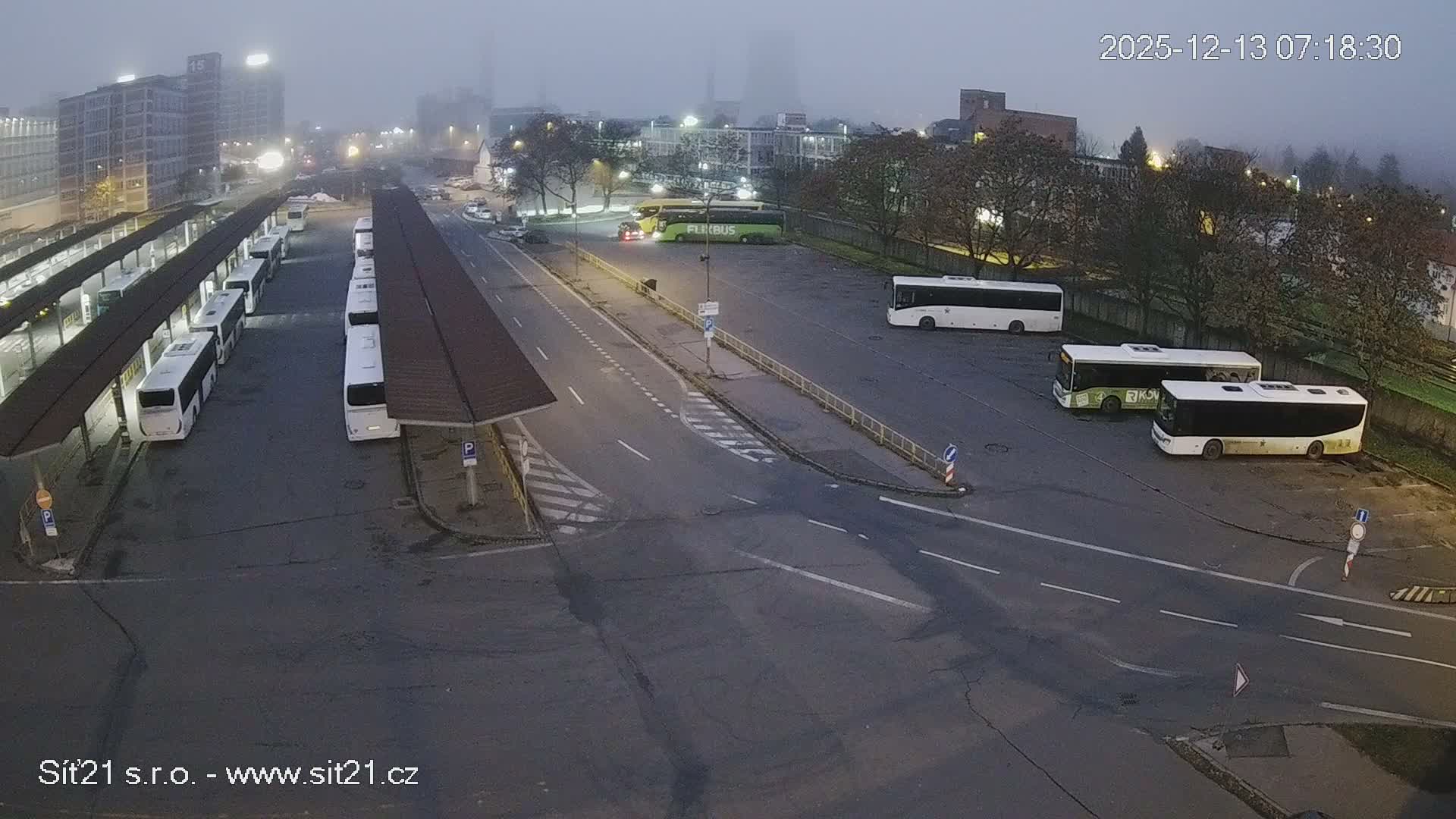 Zlín Main Train & Bus Station Live Cam -  Zlin 1, Zlin, Czechia