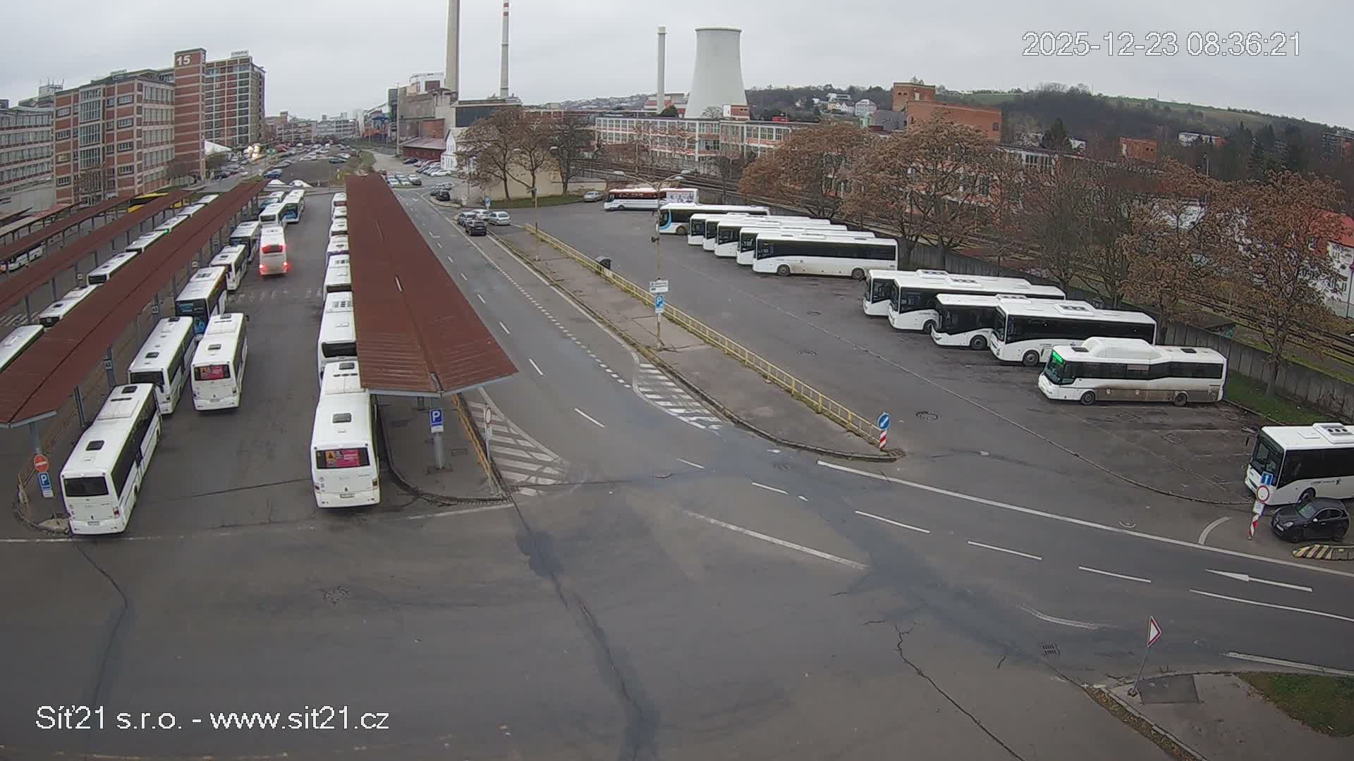 Zlín Main Train & Bus Station Live Cam -  Zlin 1, Zlin, Czechia