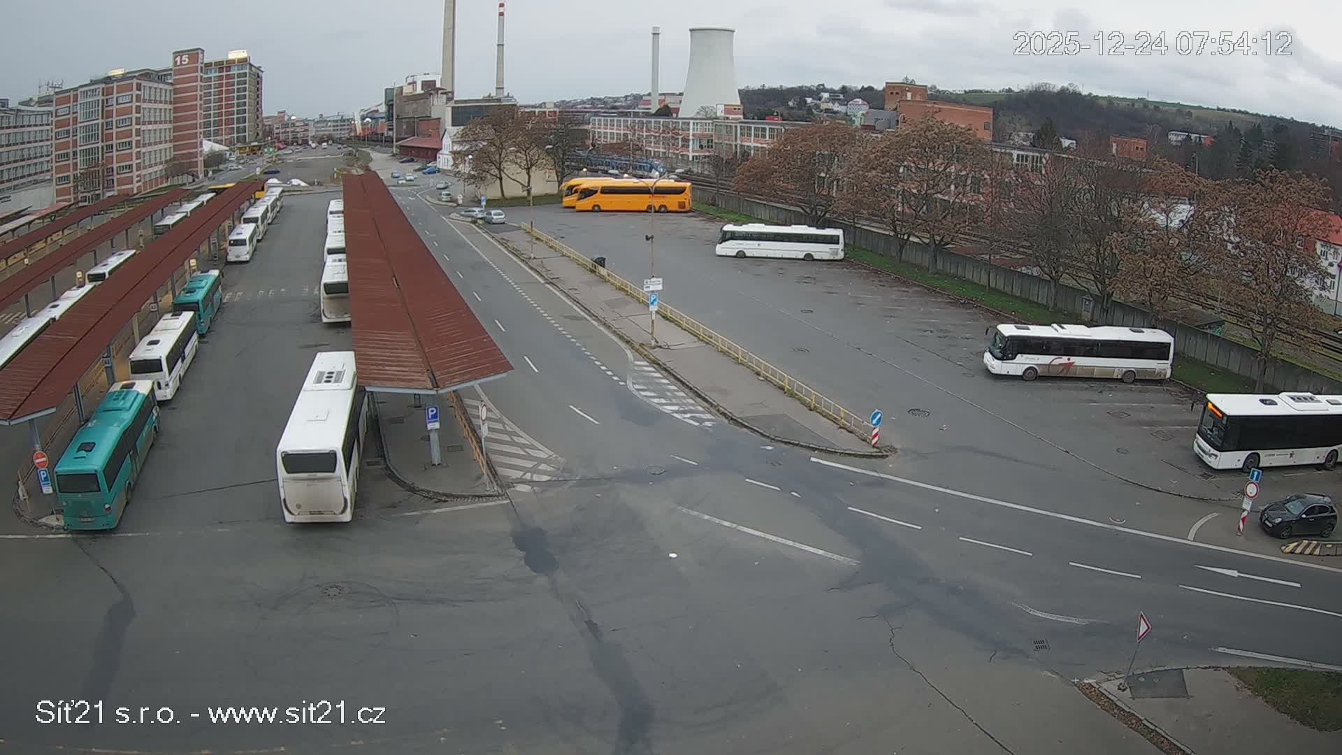 Zlín Main Train & Bus Station Live Cam -  Zlin 1, Zlin, Czechia