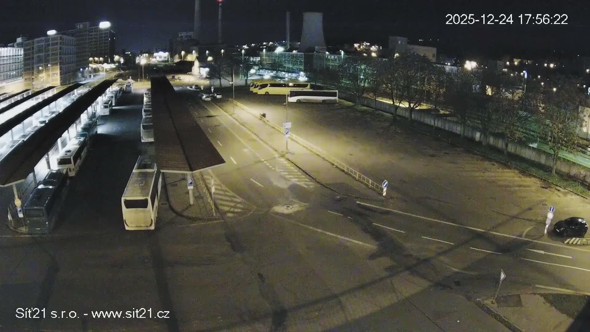 Zlín Main Train & Bus Station Live Cam -  Zlin 1, Zlin, Czechia