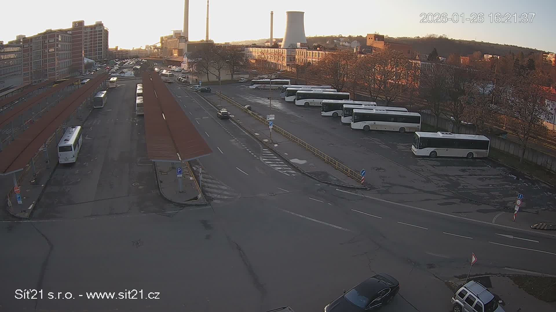 Zlín Main Train & Bus Station Live Cam -  Zlin 1, Zlin, Czechia