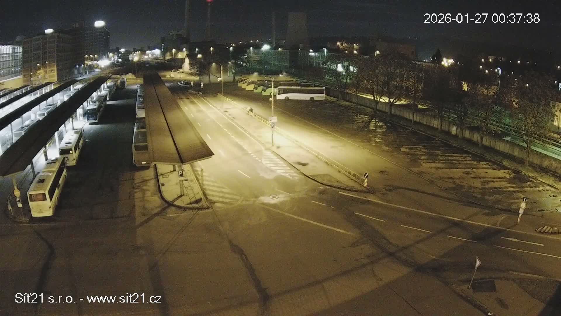 Zlín Main Train & Bus Station Live Cam -  Zlin 1, Zlin, Czechia