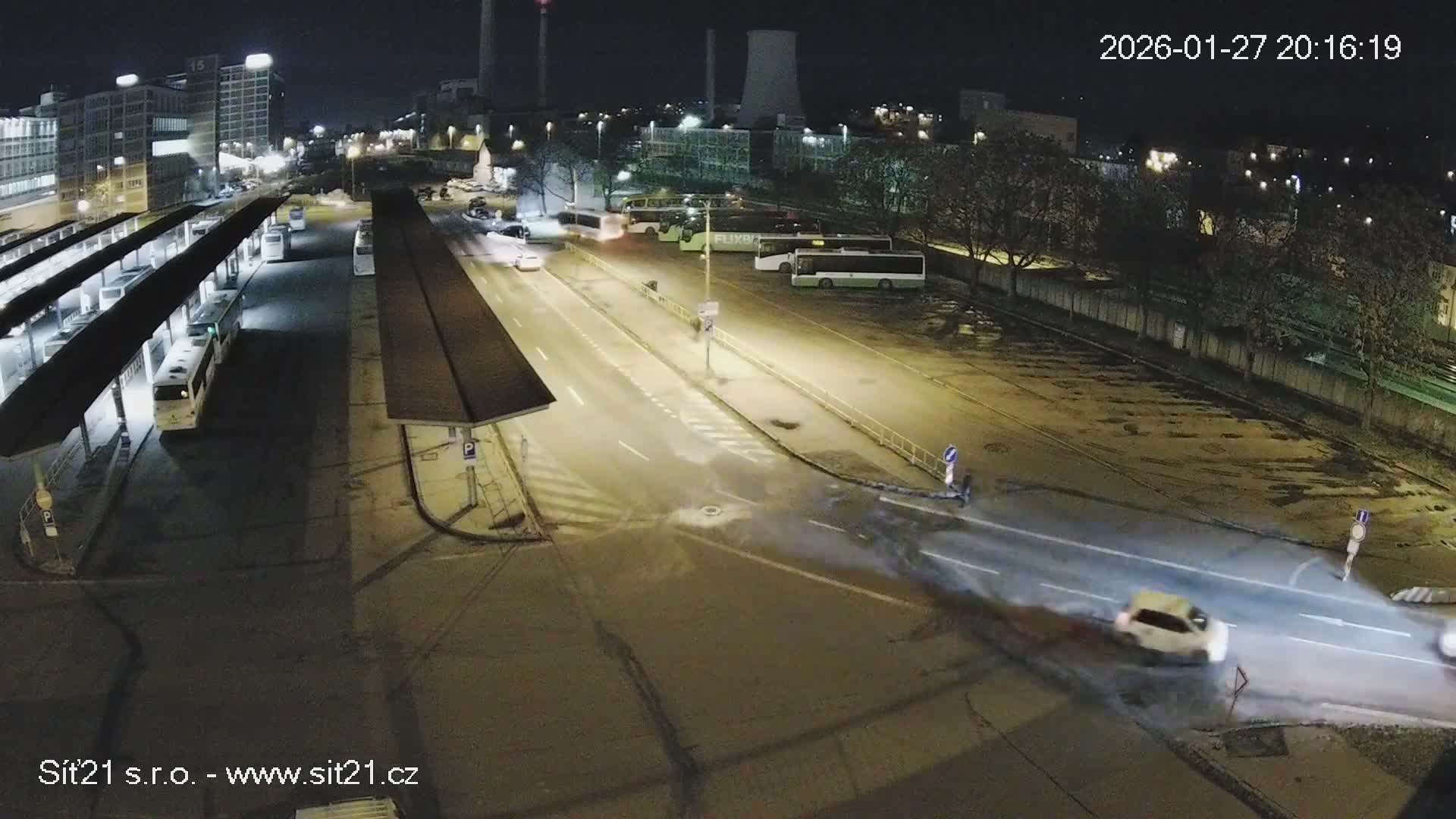 Zlín Main Train & Bus Station Live Cam -  Zlin 1, Zlin, Czechia