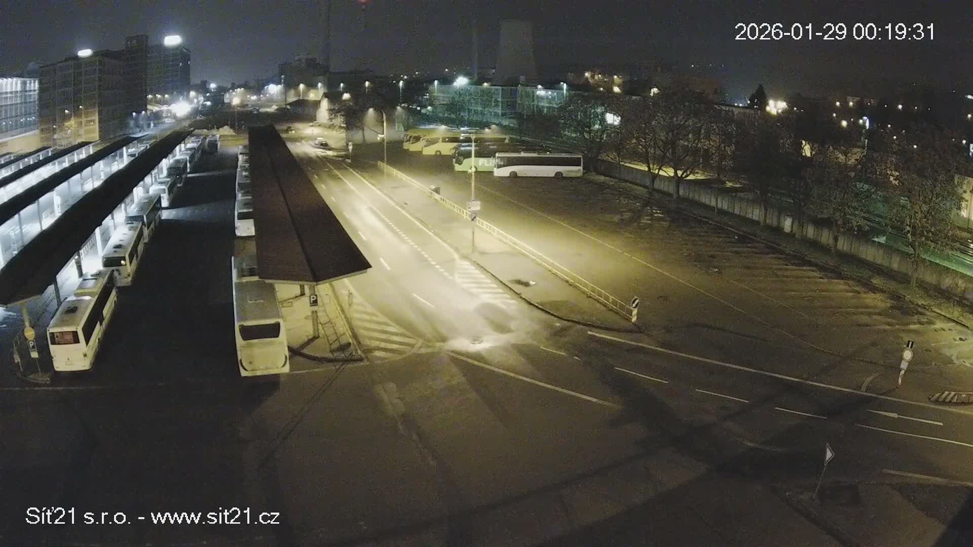 Zlín Main Train & Bus Station Live Cam -  Zlin 1, Zlin, Czechia