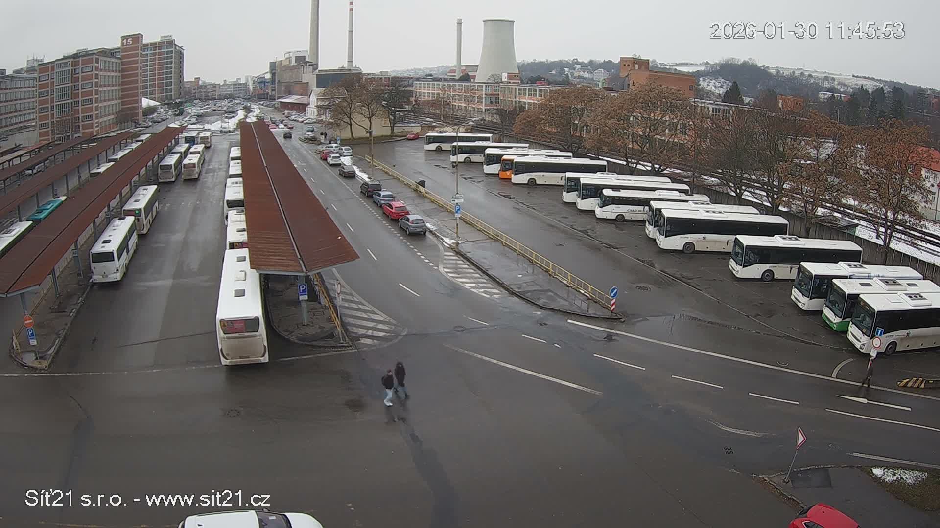 Zlín Main Train & Bus Station Live Cam -  Zlin 1, Zlin, Czechia