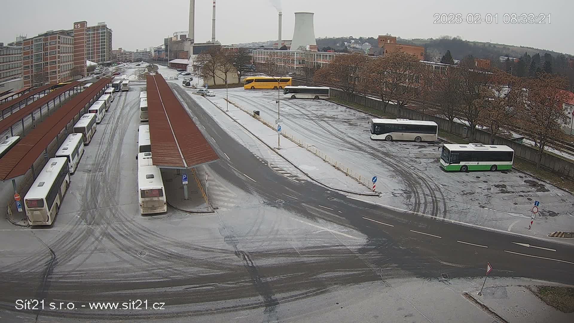 Zlín Main Train & Bus Station Live Cam -  Zlin 1, Zlin, Czechia