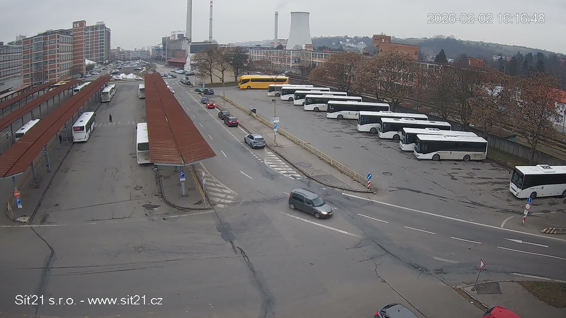 Zlín Main Train & Bus Station Live Cam -  Zlin 1, Zlin, Czechia