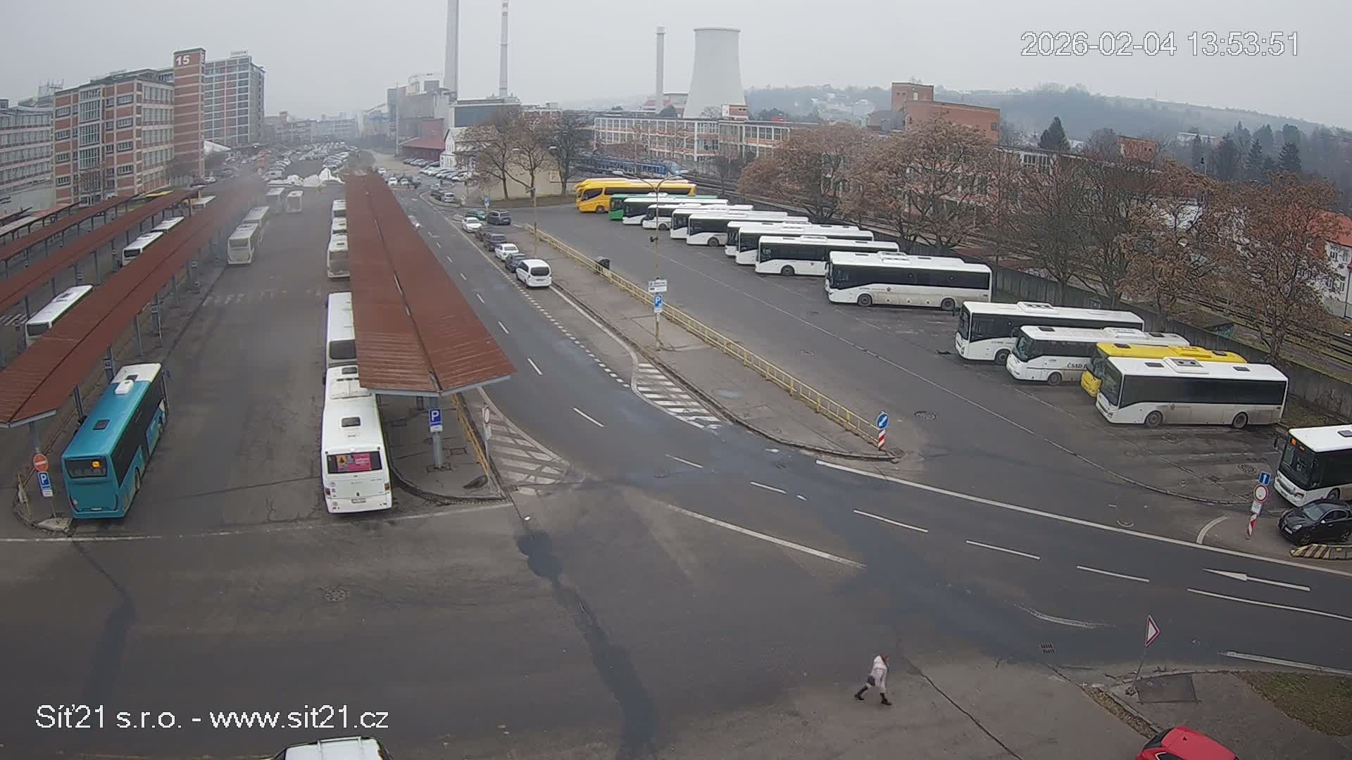Zlín Main Train & Bus Station Live Cam -  Zlin 1, Zlin, Czechia