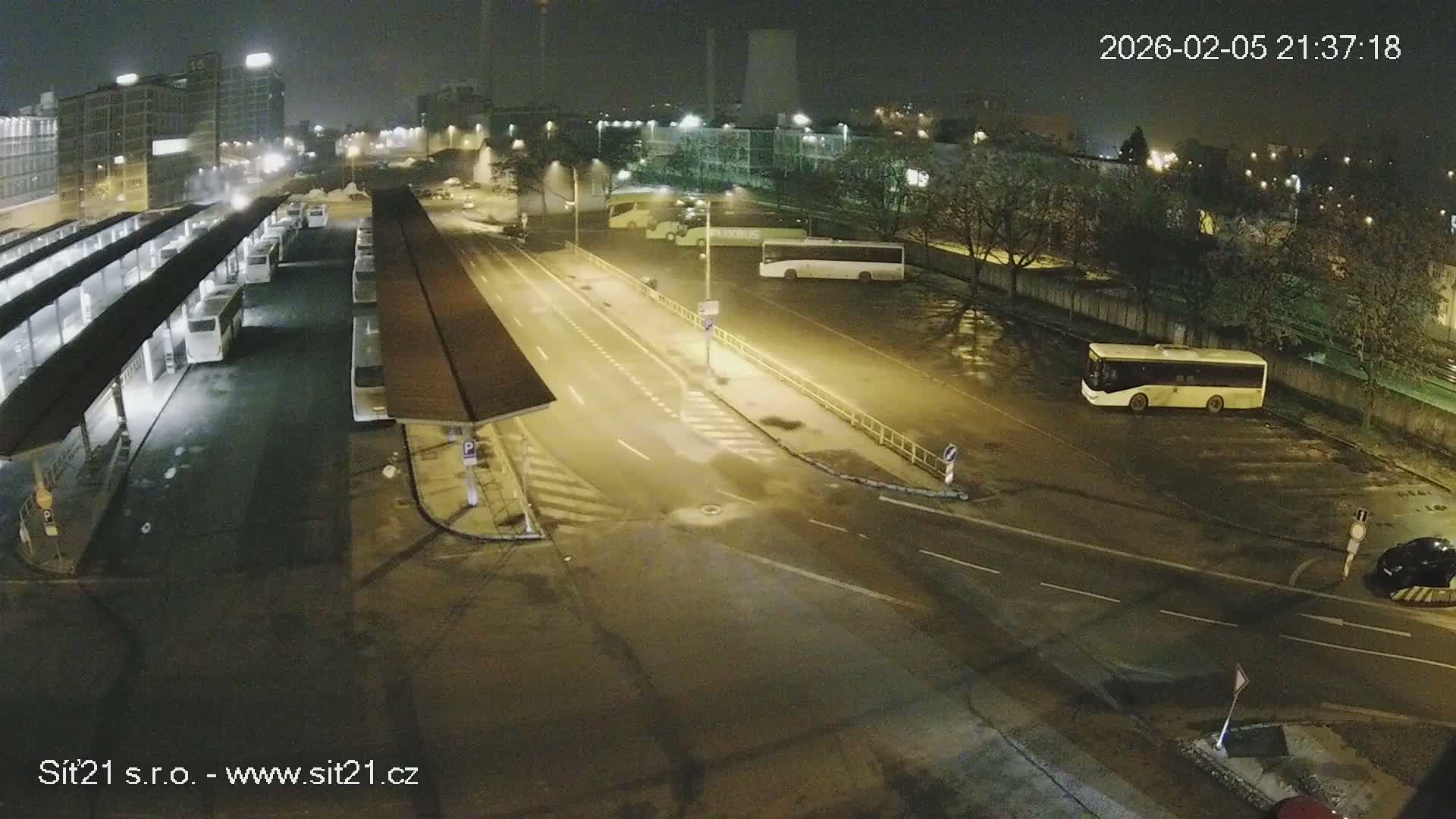 Zlín Main Train & Bus Station Live Cam -  Zlin 1, Zlin, Czechia