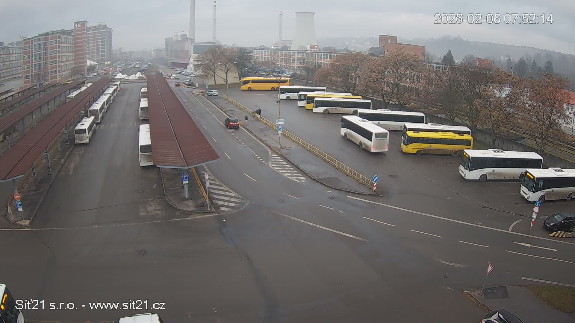 Zlín Main Train & Bus Station Live Cam -  Zlin 1, Zlin, Czechia