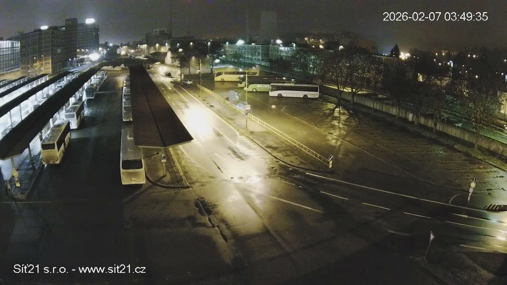 Zlín Main Train & Bus Station Live Cam -  Zlin 1, Zlin, Czechia