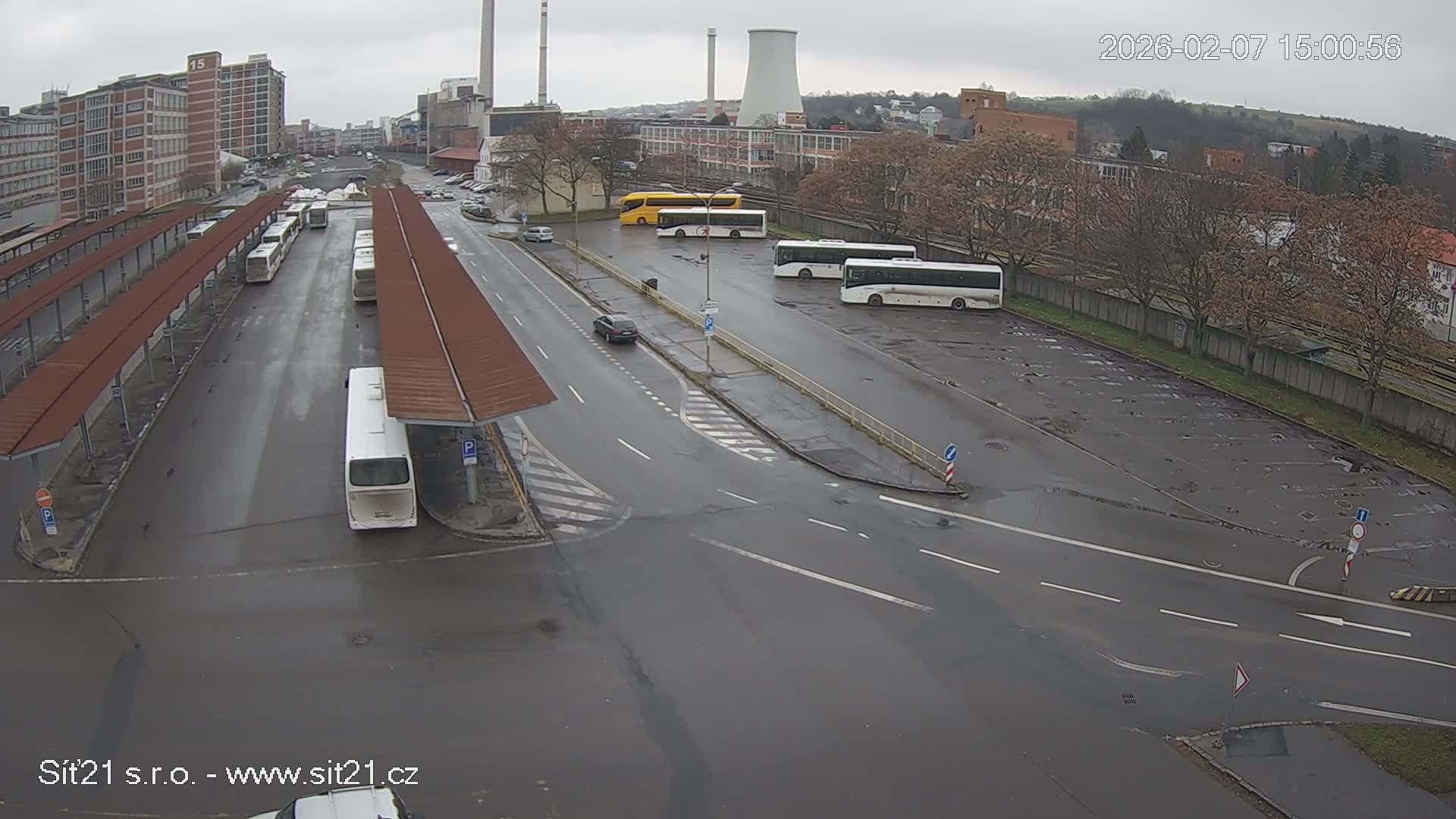 Zlín Main Train & Bus Station Live Cam -  Zlin 1, Zlin, Czechia