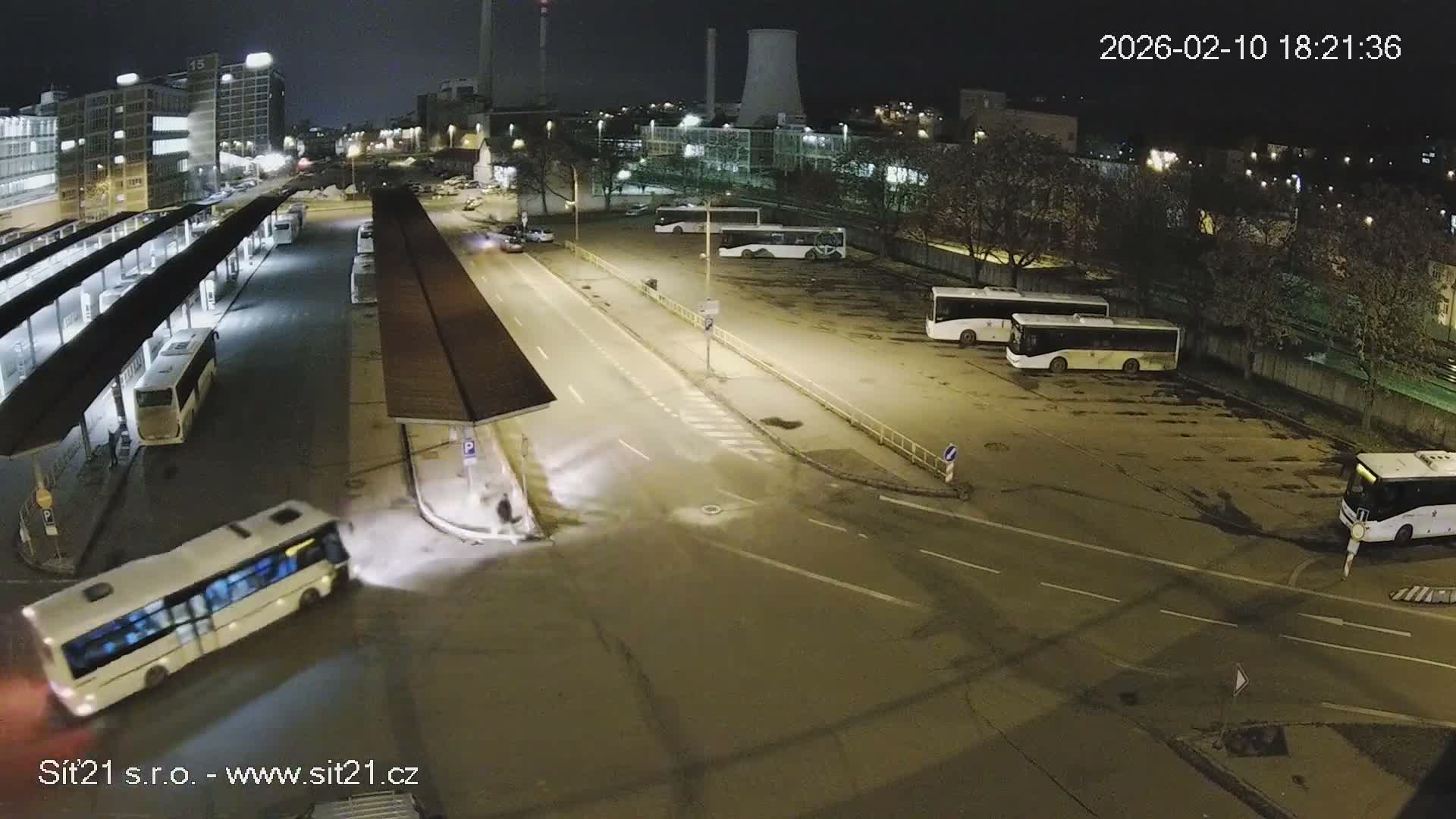 Zlín Main Train & Bus Station Live Cam -  Zlin 1, Zlin, Czechia