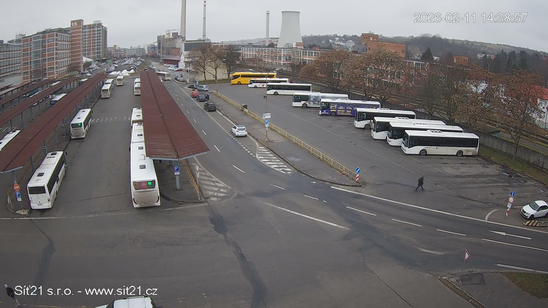 Zlín Main Train & Bus Station Live Cam -  Zlin 1, Zlin, Czechia