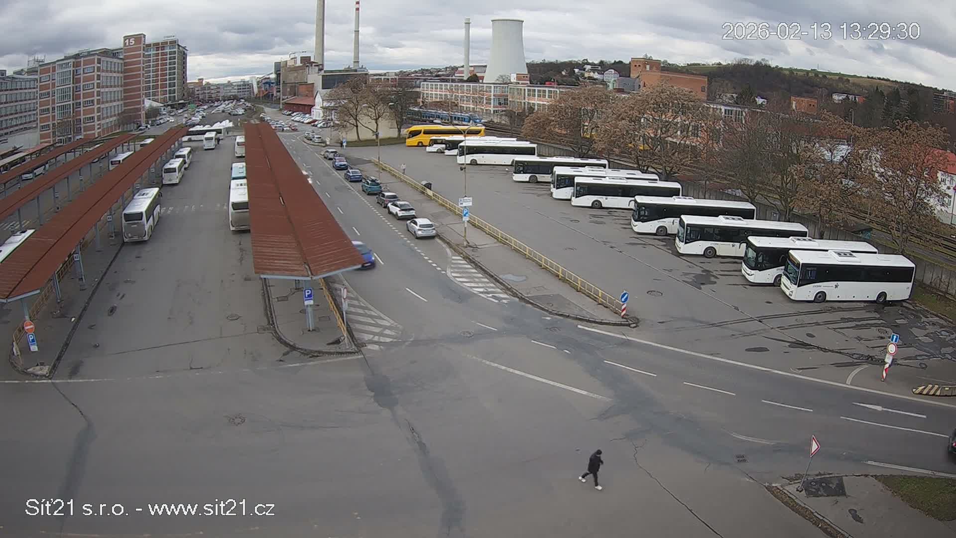Zlín Main Train & Bus Station Live Cam -  Zlin 1, Zlin, Czechia