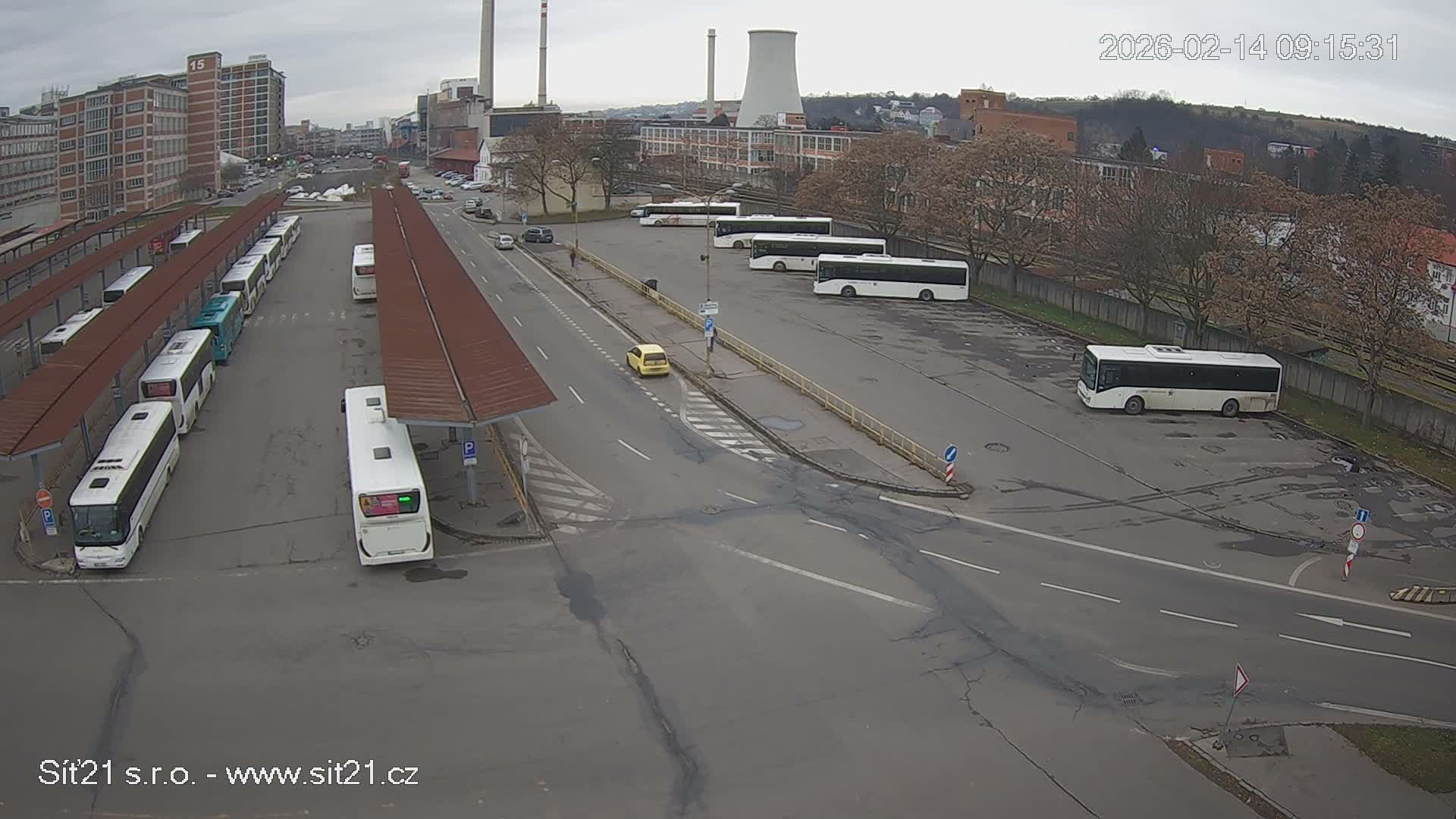 Zlín Main Train & Bus Station Live Cam -  Zlin 1, Zlin, Czechia
