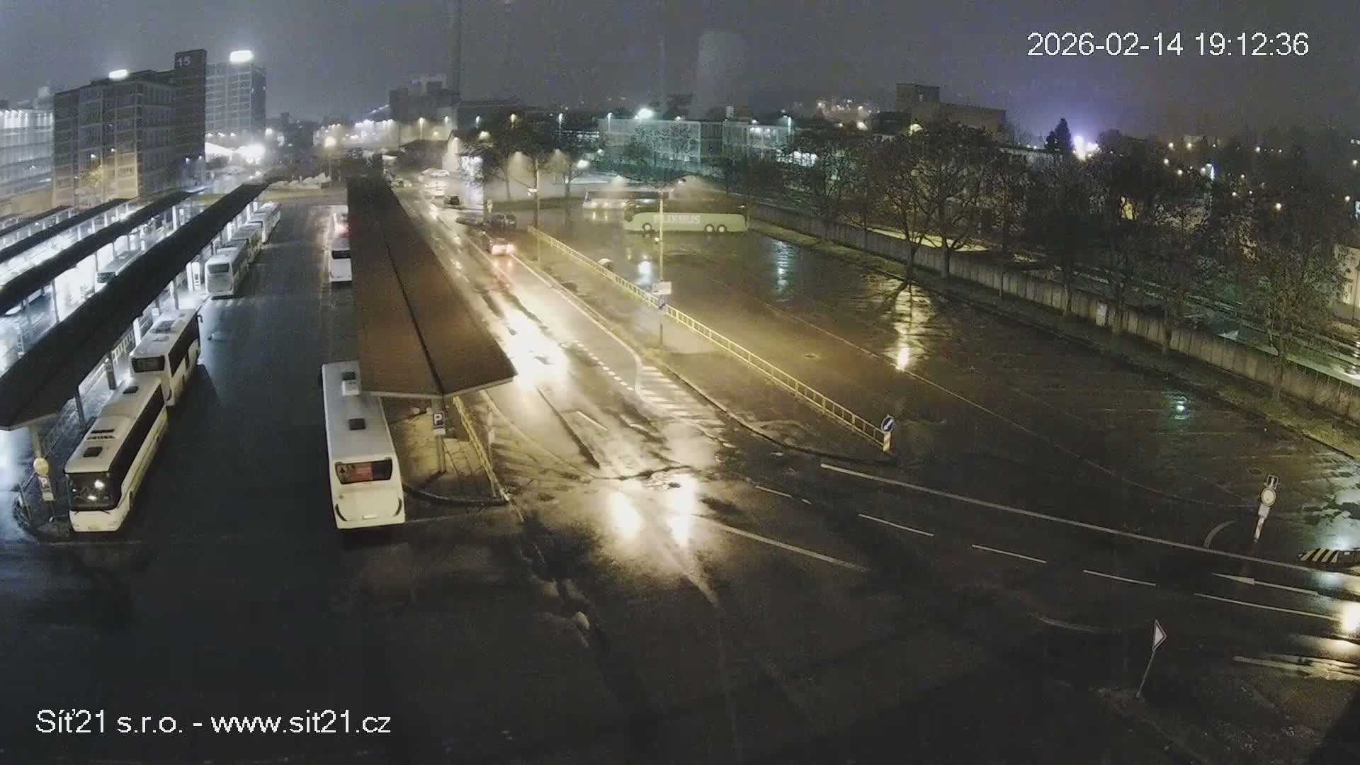 Zlín Main Train & Bus Station Live Cam -  Zlin 1, Zlin, Czechia