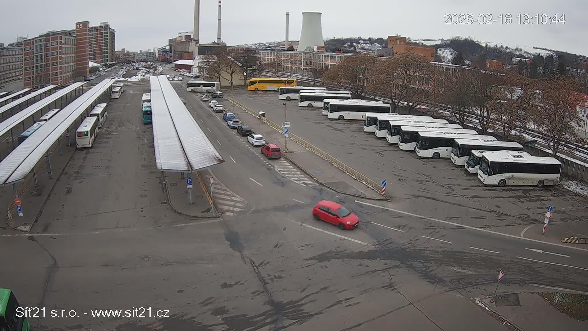 Zlín Main Train & Bus Station Live Cam -  Zlin 1, Zlin, Czechia