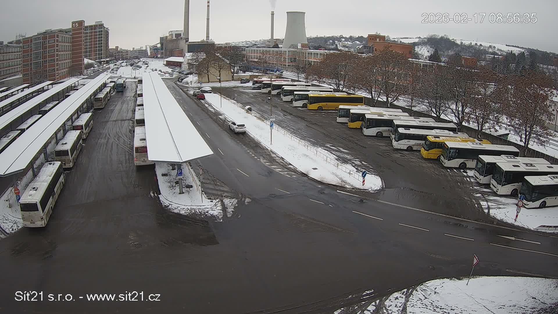 Zlín Main Train & Bus Station Live Cam -  Zlin 1, Zlin, Czechia