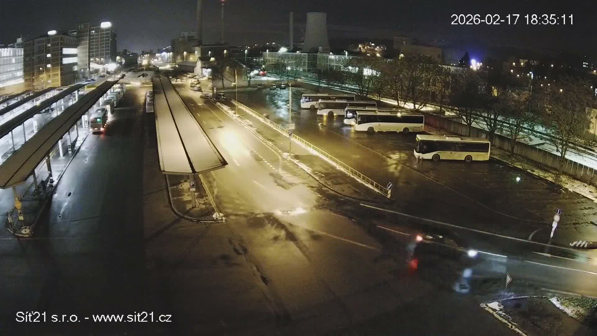 Zlín Main Train & Bus Station Live Cam -  Zlin 1, Zlin, Czechia
