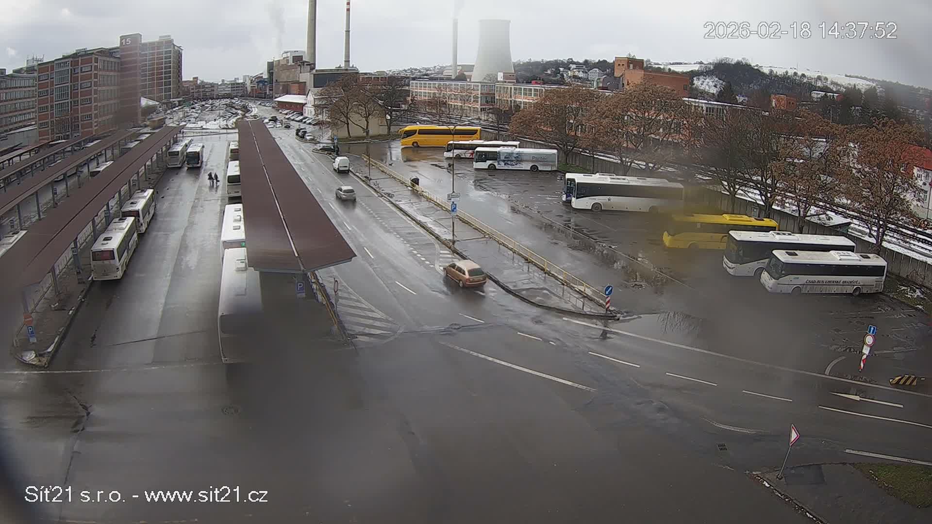 Zlín Main Train & Bus Station Live Cam -  Zlin 1, Zlin, Czechia