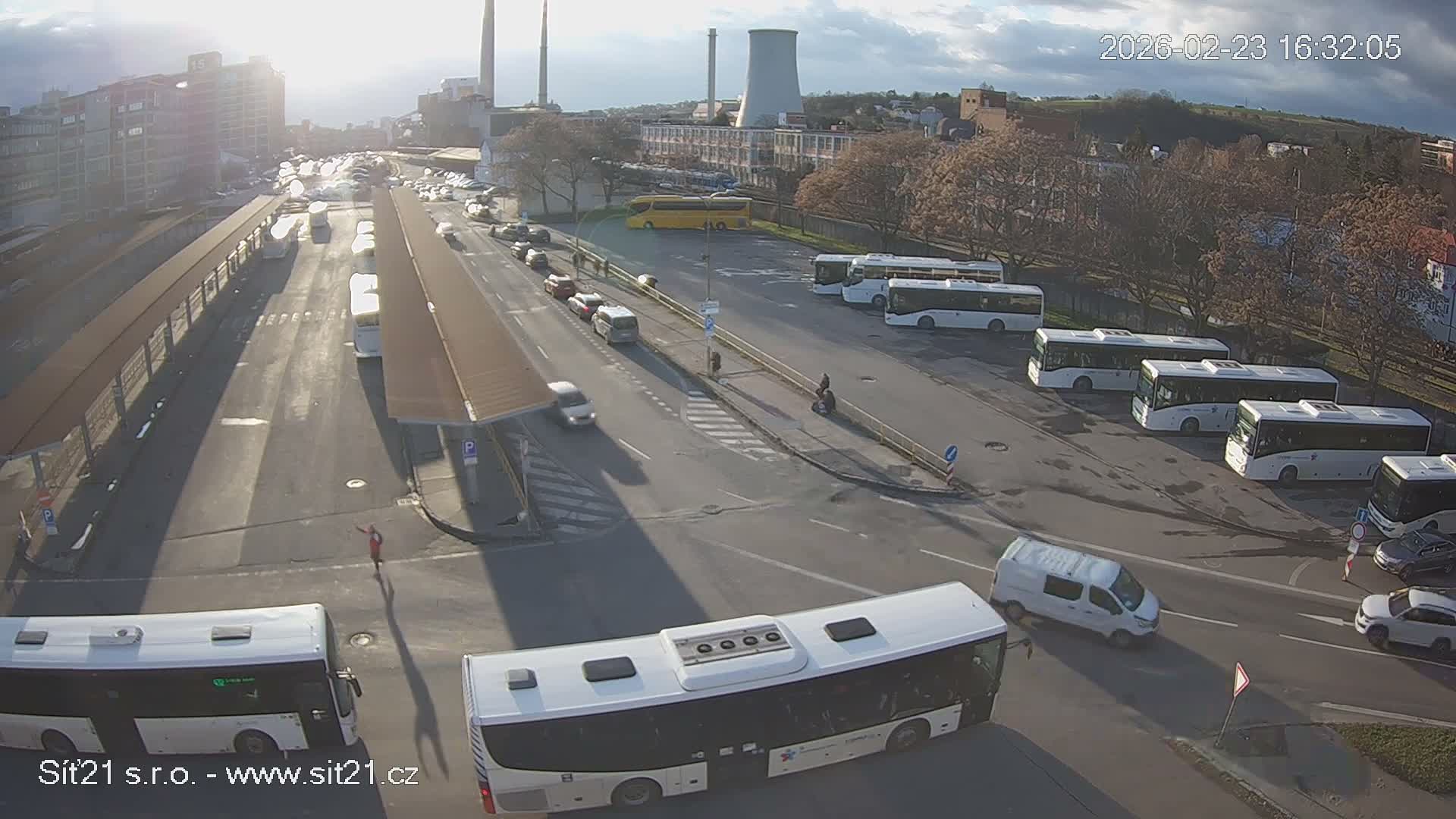 Zlín Main Train & Bus Station Live Cam -  Zlin 1, Zlin, Czechia