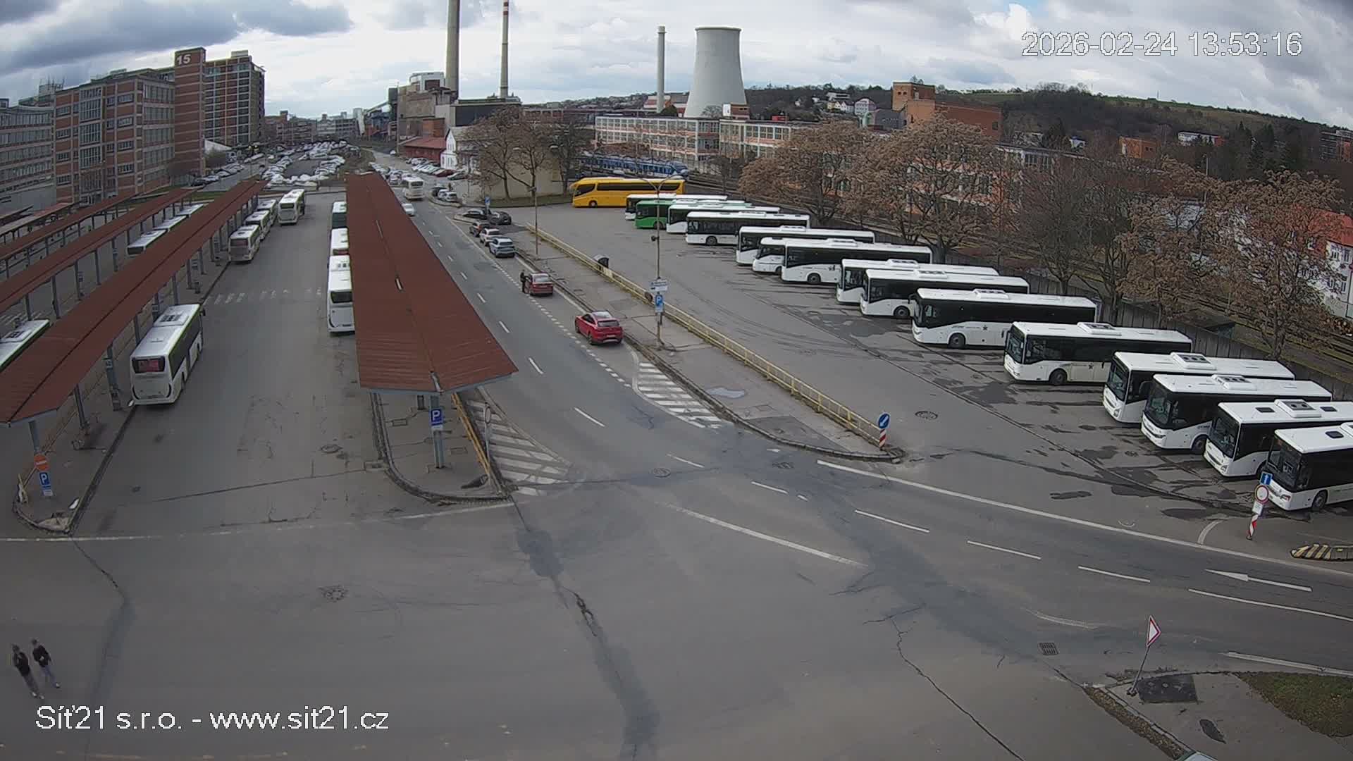 Zlín Main Train & Bus Station Live Cam -  Zlin 1, Zlin, Czechia