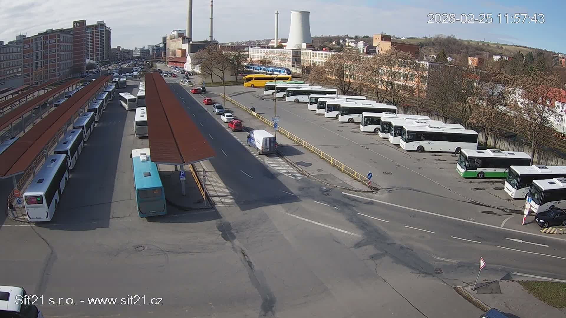 Zlín Main Train & Bus Station Live Cam -  Zlin 1, Zlin, Czechia