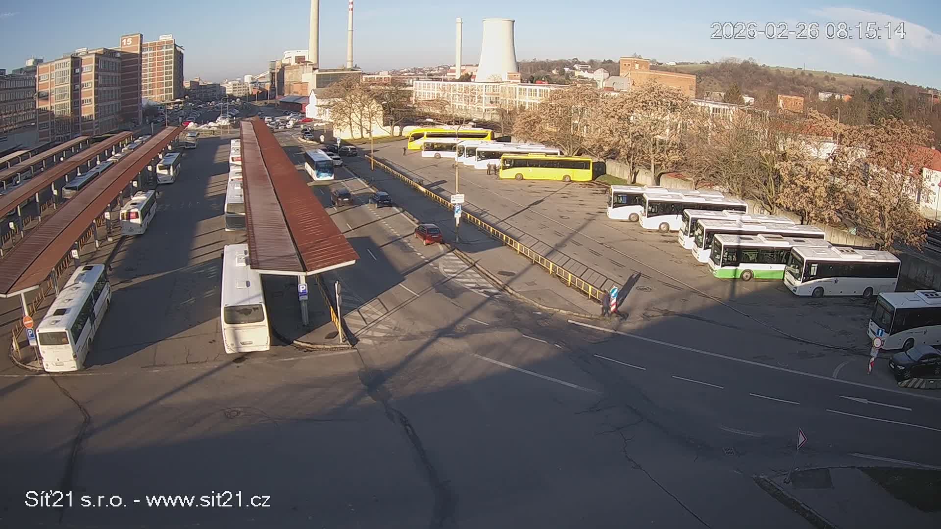 Zlín Main Train & Bus Station Live Cam -  Zlin 1, Zlin, Czechia