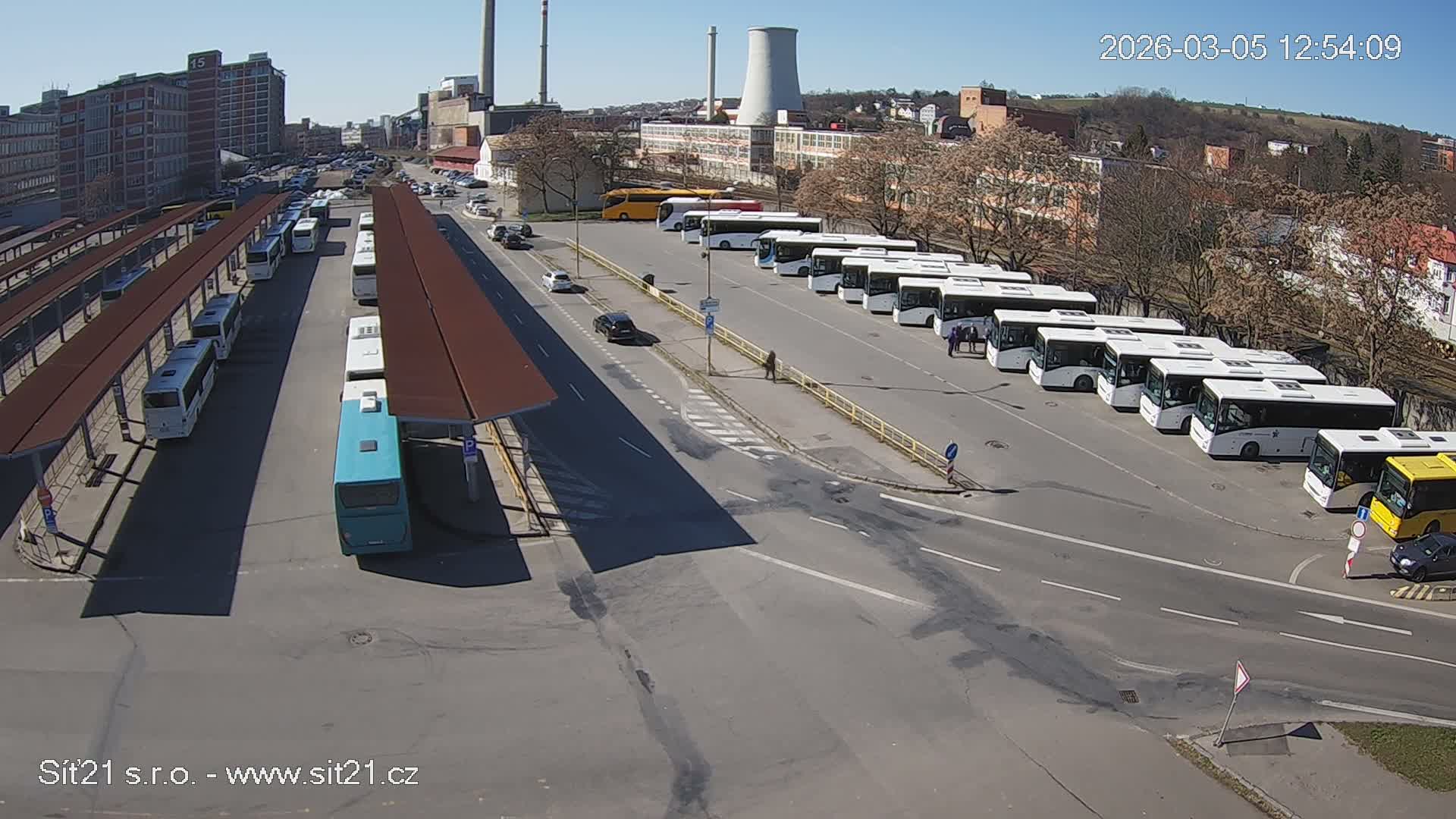 Zlín Main Train & Bus Station Live Cam -  Zlin 1, Zlin, Czechia