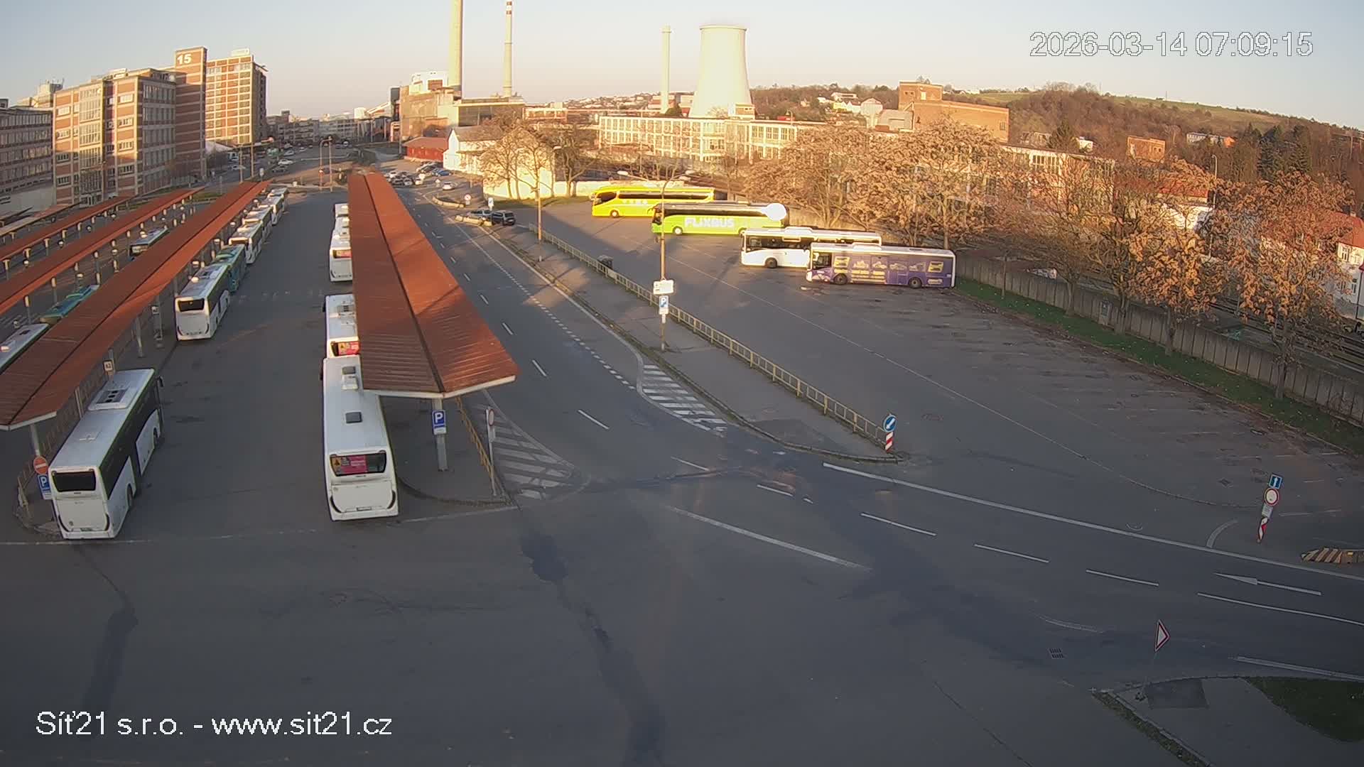 Zlín Main Train & Bus Station Live Cam -  Zlin 1, Zlin, Czechia