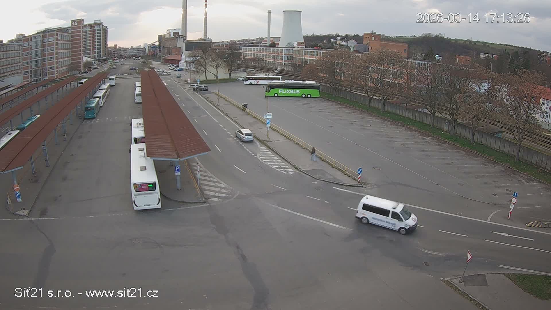 Zlín Main Train & Bus Station Live Cam -  Zlin 1, Zlin, Czechia