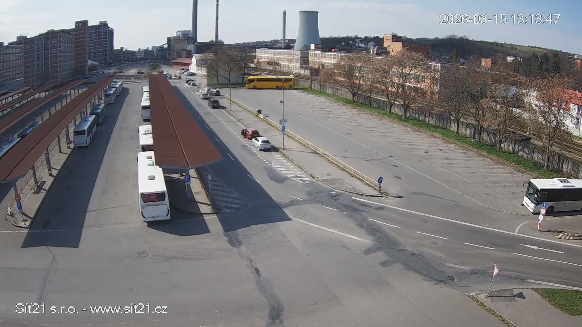 Zlín Main Train & Bus Station Live Cam -  Zlin 1, Zlin, Czechia