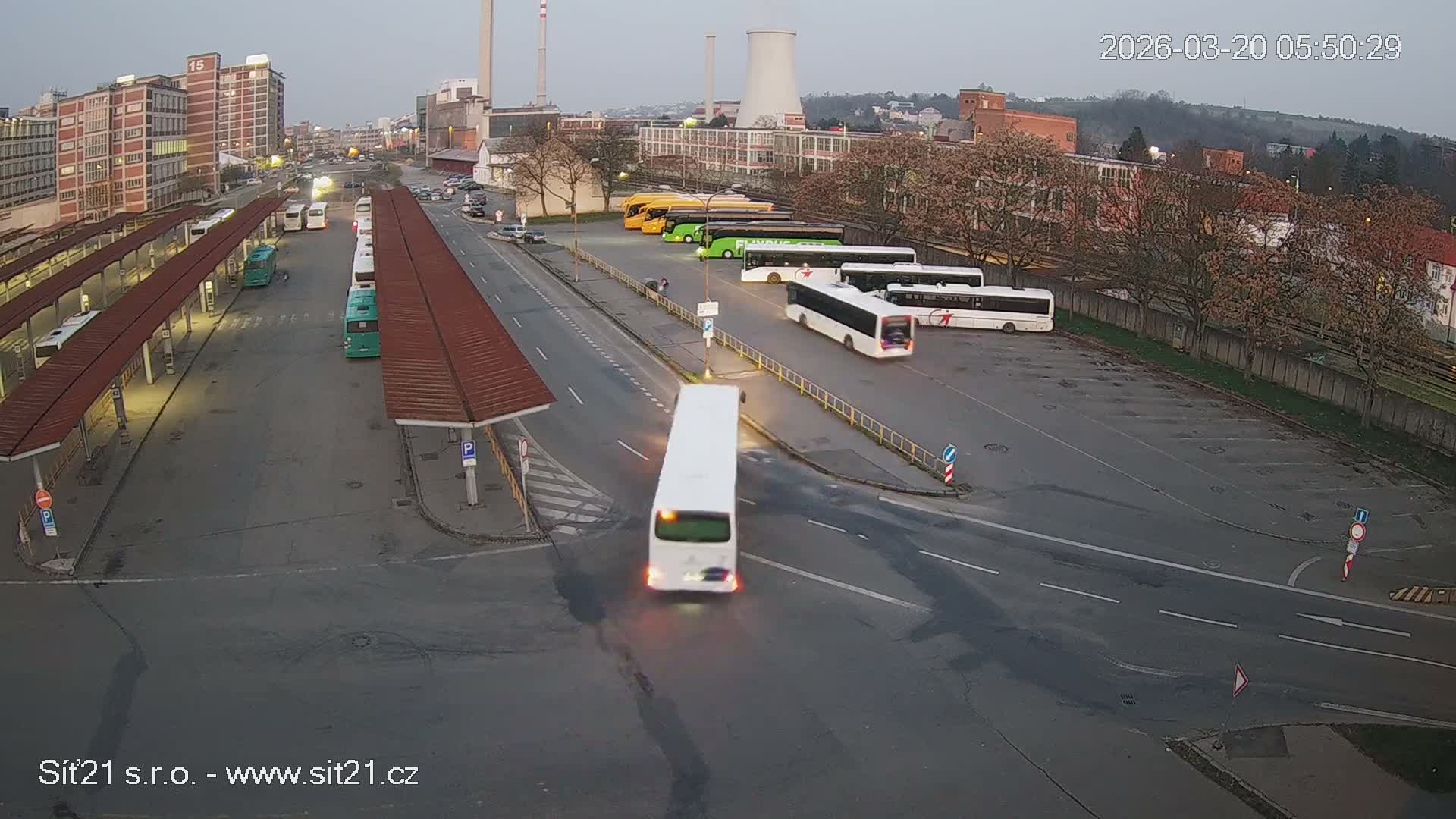 Zlín Main Train & Bus Station Live Cam -  Zlin 1, Zlin, Czechia