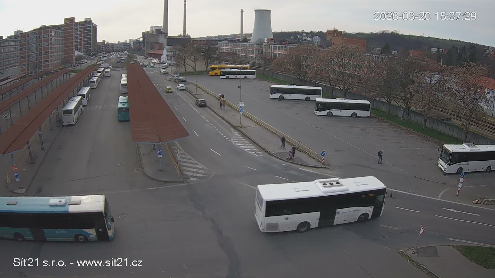 Zlín Main Train & Bus Station Live Cam -  Zlin 1, Zlin, Czechia