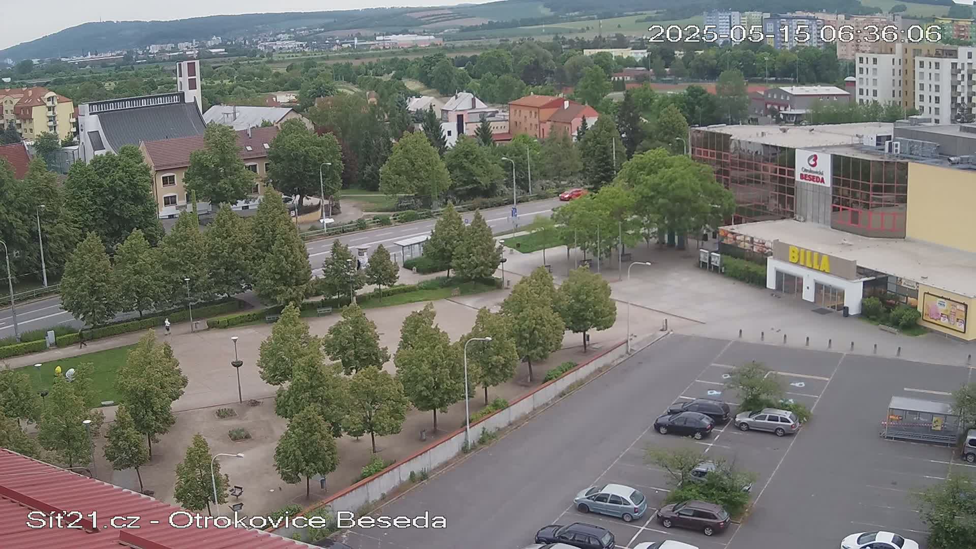 Otrokovice East View Skyline Live Cam - Otrokovice, Zlin, Czechia
