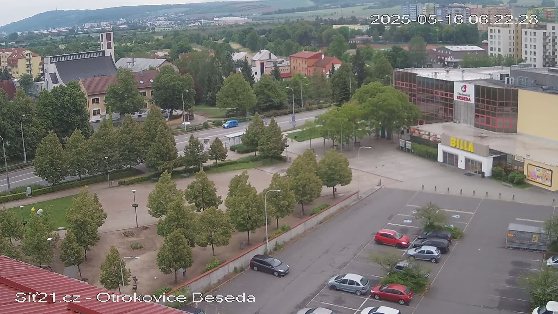 Otrokovice East View Skyline Live Cam - Otrokovice, Zlin, Czechia