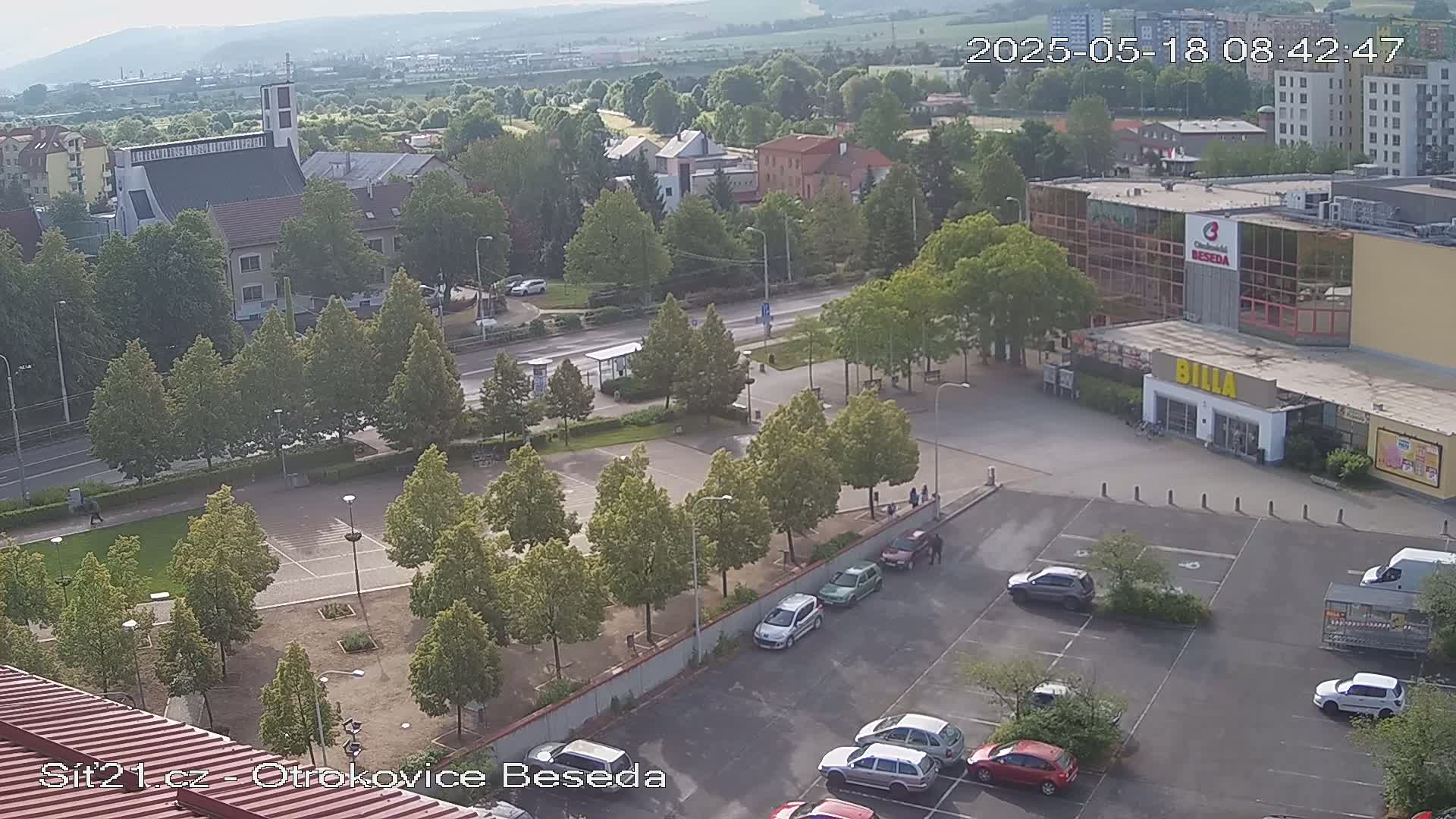 Otrokovice East View Skyline Live Cam - Otrokovice, Zlin, Czechia