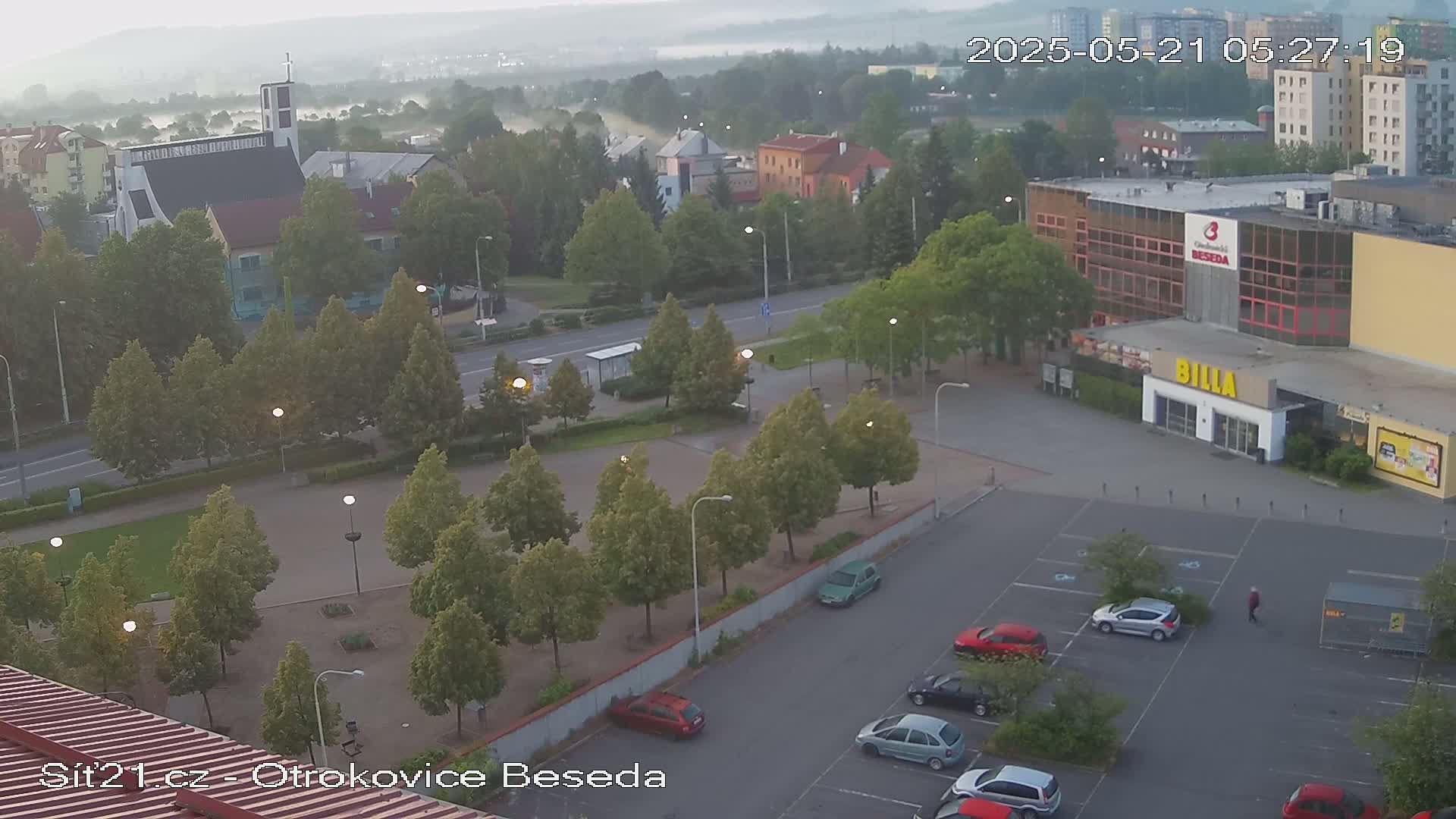 Otrokovice East View Skyline Live Cam - Otrokovice, Zlin, Czechia