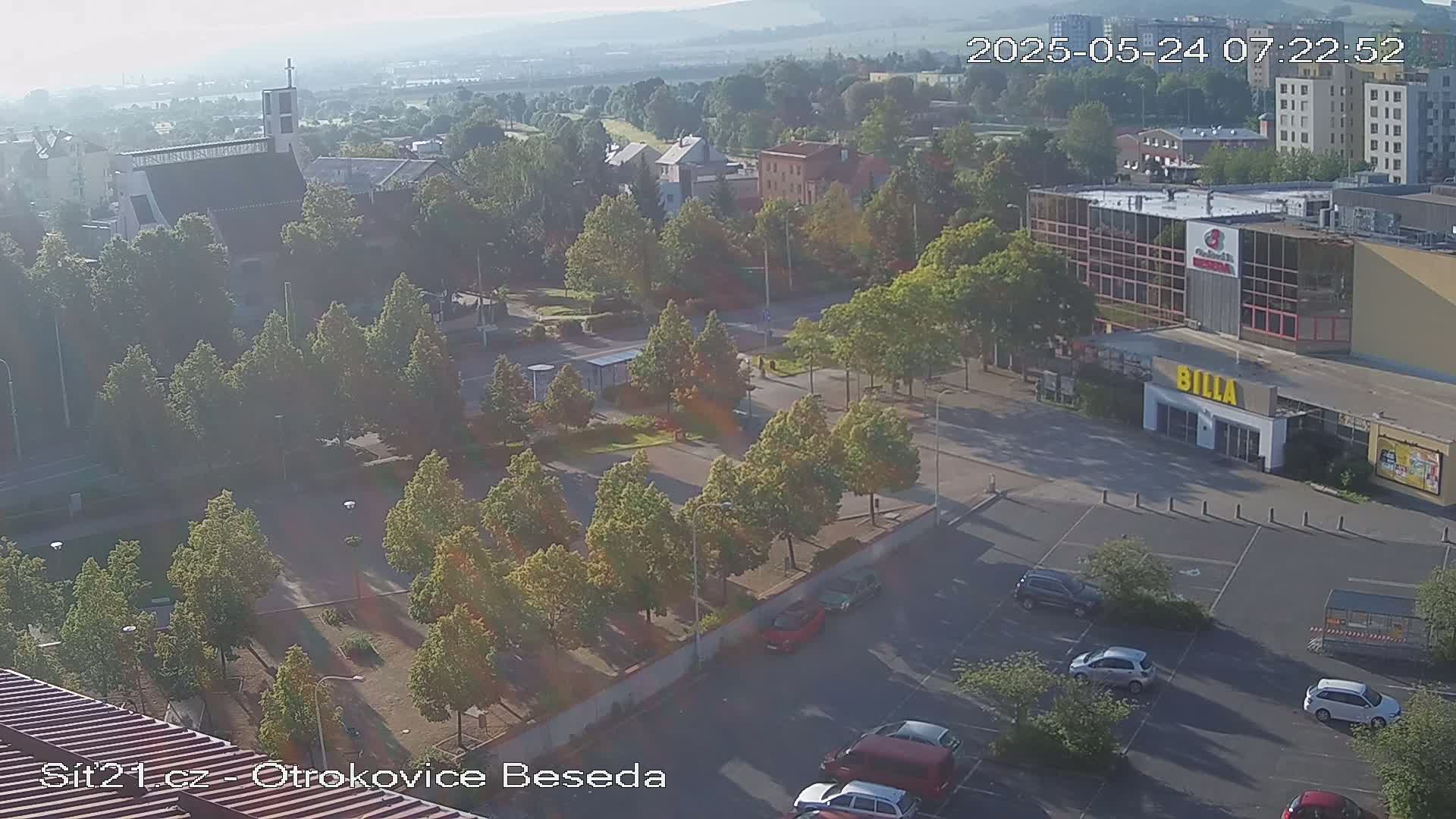 Otrokovice East View Skyline Live Cam - Otrokovice, Zlin, Czechia
