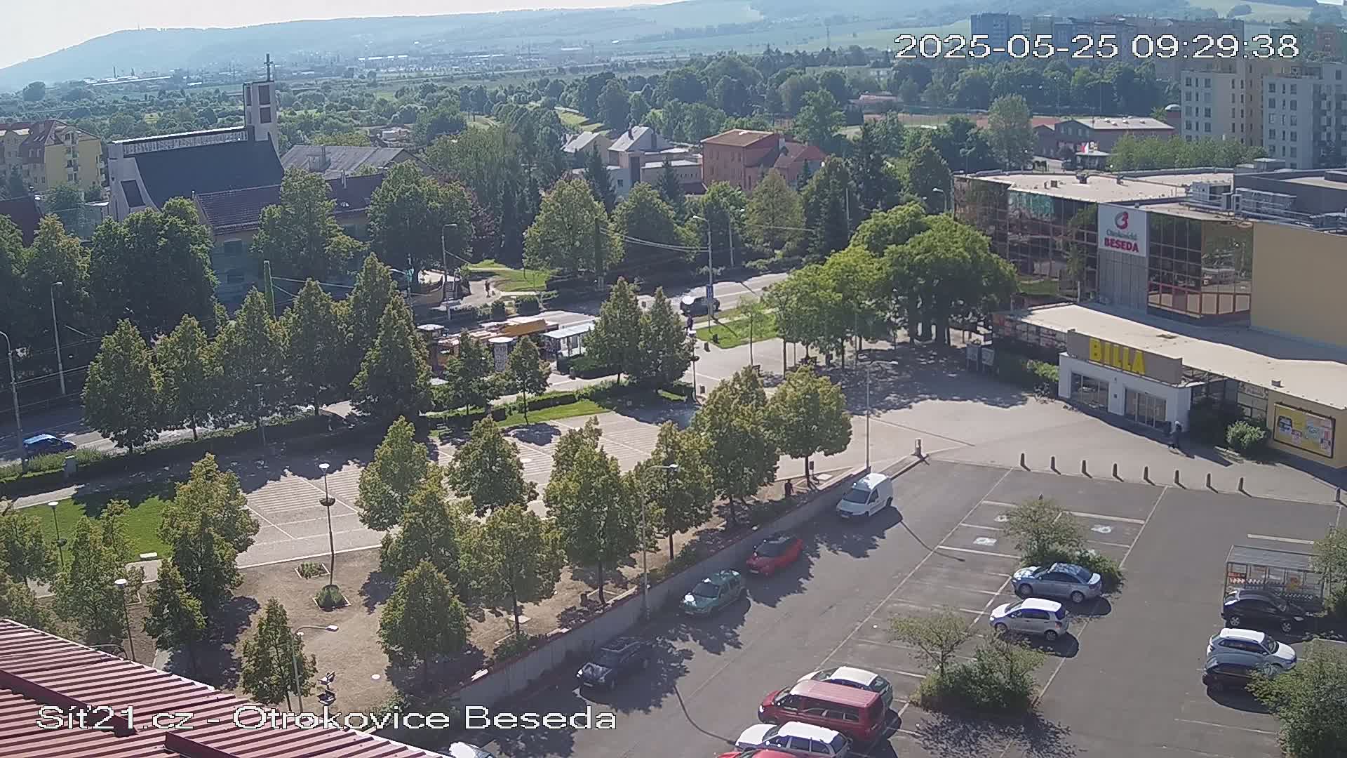 Otrokovice East View Skyline Live Cam - Otrokovice, Zlin, Czechia